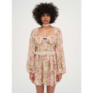 For Love & Lemons Emmaline Mini Dress Size MM / Yellow